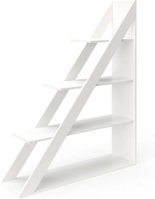 PHOENIX Regal Kairo aus Holz in Weiss, B/H/T: 120 x 150 x 32,5 cm - Bild 1