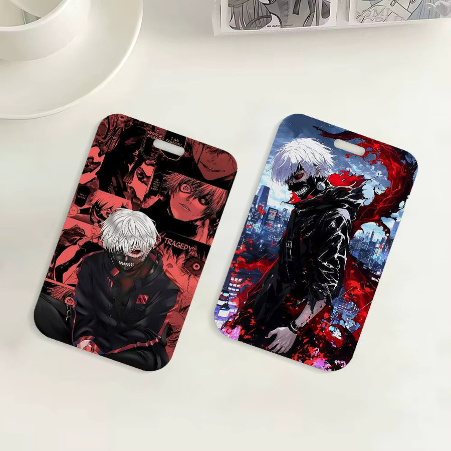 Anime K-Kaneki Ken Ausweishalter mit Umhängeband in Multicolour für Büro und Schule - Bild 5