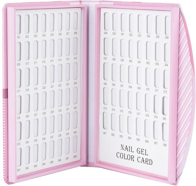 DIYelecs Nagellack Displaykarte, Gray, 88 Felder - Bild 1