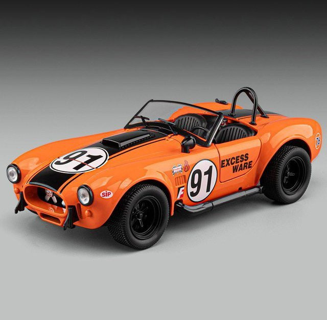 Linyi toy car Shelby Cobra 427 S/C Leichtmetall Sportwagen Modell, 1:22, mit Licht und Sound, ab 18 Jahre - Bild 1