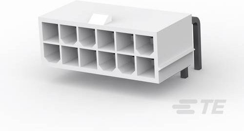 TE Connectivity Einbau-Stiftleiste Standard in Weiß 1-1586041-2 Tray - Bild 1