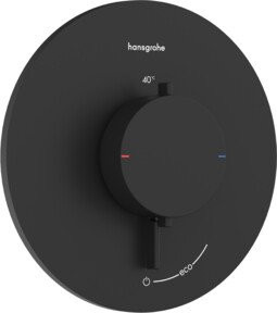Hansgrohe Thermostat Ecostat Comfort S UP Unterputz-Einheit mit Safety Stop in Schwarz Matt - Bild 1