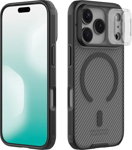 Nillkin CamShield Pro MagSafe-Hülle für Apple iPhone 18 Pro Max und iPhone 17 Pro Max, Schwarz Transparent - Bild 1