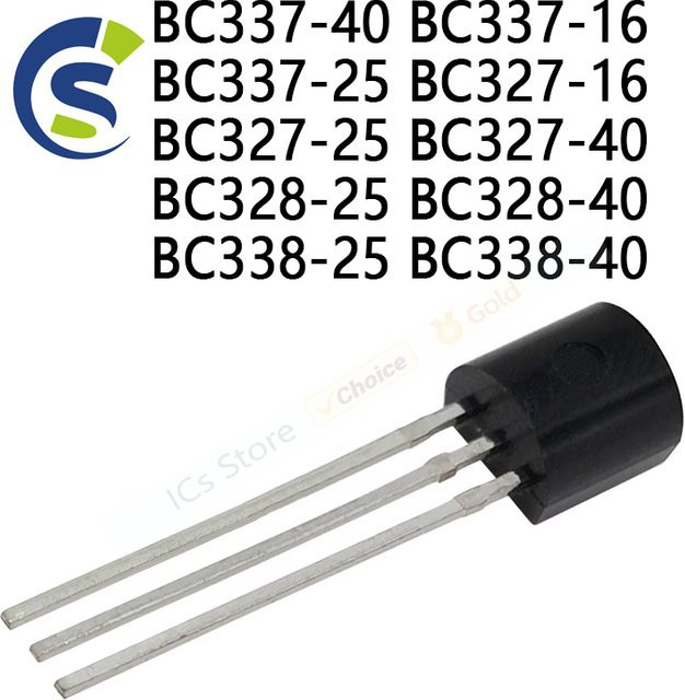 100 Stück ANNUOSENCHIP BC337 NPN-Transistor TO-92 in Schwarz - Bild 1