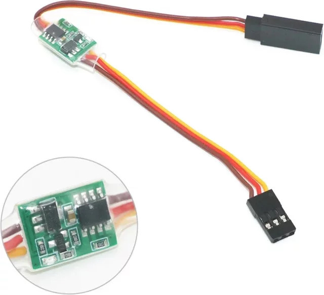 Mini-Servo-Inverter JR Futaba Signal-Umkehrschalterkabel für RC Flugzeug, Auto und Boot, Multicolor, 5–6 V, 3,6–24 V - Bild 1