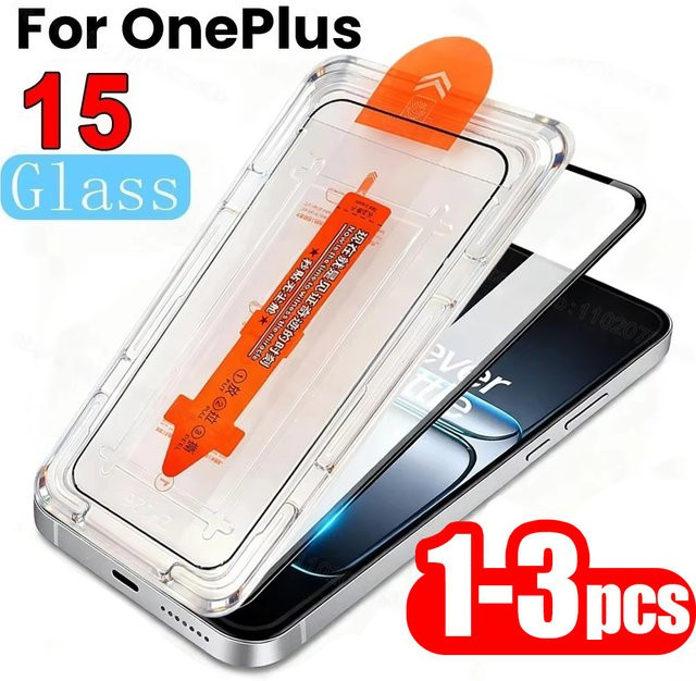 OnePlus Staubfreie Displayschutzfolie mit Installationsbox, transparent, für OnePlus 15 Pro 15R 15T 13 12 11 10 9 8 Nord 4 3 6 Ce5 und weitere Modelle - Bild 1