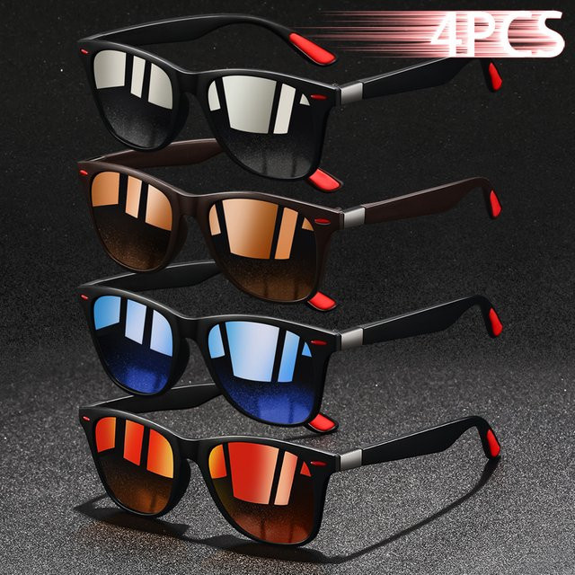 Sonnenbrille Metall, Vollrand, Square, Unisex - Bild 1