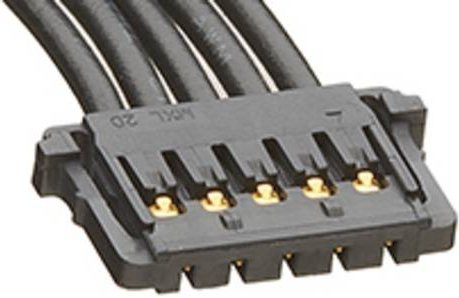 Molex Stiftgehäuse-Kabel 15132-0505 in Schwarz - Bild 1
