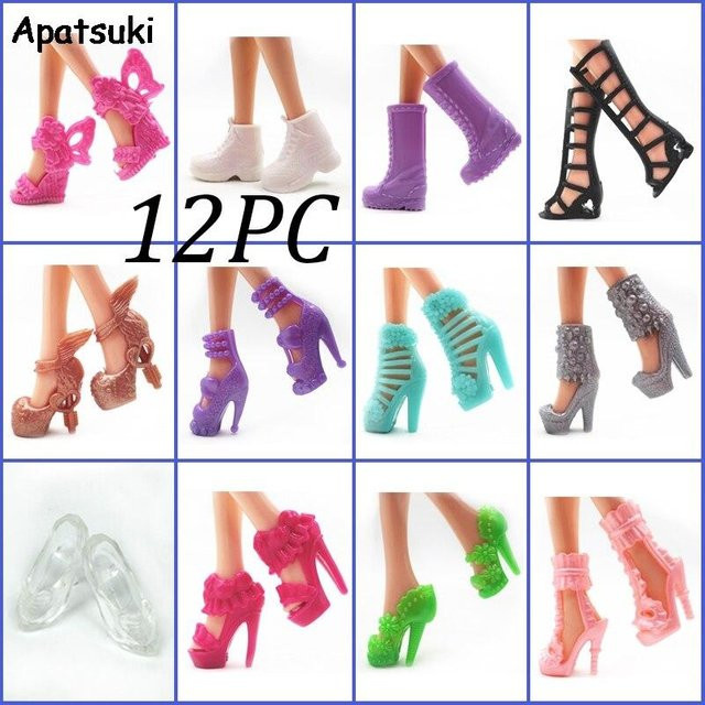 Barbie Puppen Schuhe, Sandalen und Stiefel, Bunt / Mehrfarbig, Zubehör - Bild 1