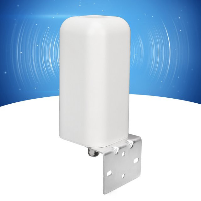 Omnidirektionale 4G LTE Außenantenne mit 18 dBi Verstärkung, 600–6000 MHz, weiß - Bild 1