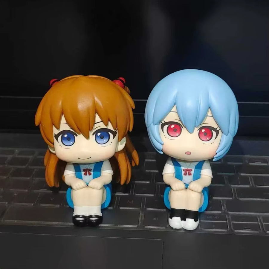 Bandai Evangelion Ayanami King Figur Souryuu Asuka Langley Look Up, Actionfigur, 10cm - Bild 4