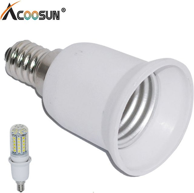 ATcomm 10er Set E17 auf E27 Lampenfassung Adapter für LED-Leuchtmittel - Bild 1