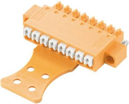 Weidmüller Buchsengehäuse-Kabel BC/SC in Orange, 50 Stück, Rastermaß: 3.81 mm - Bild 1
