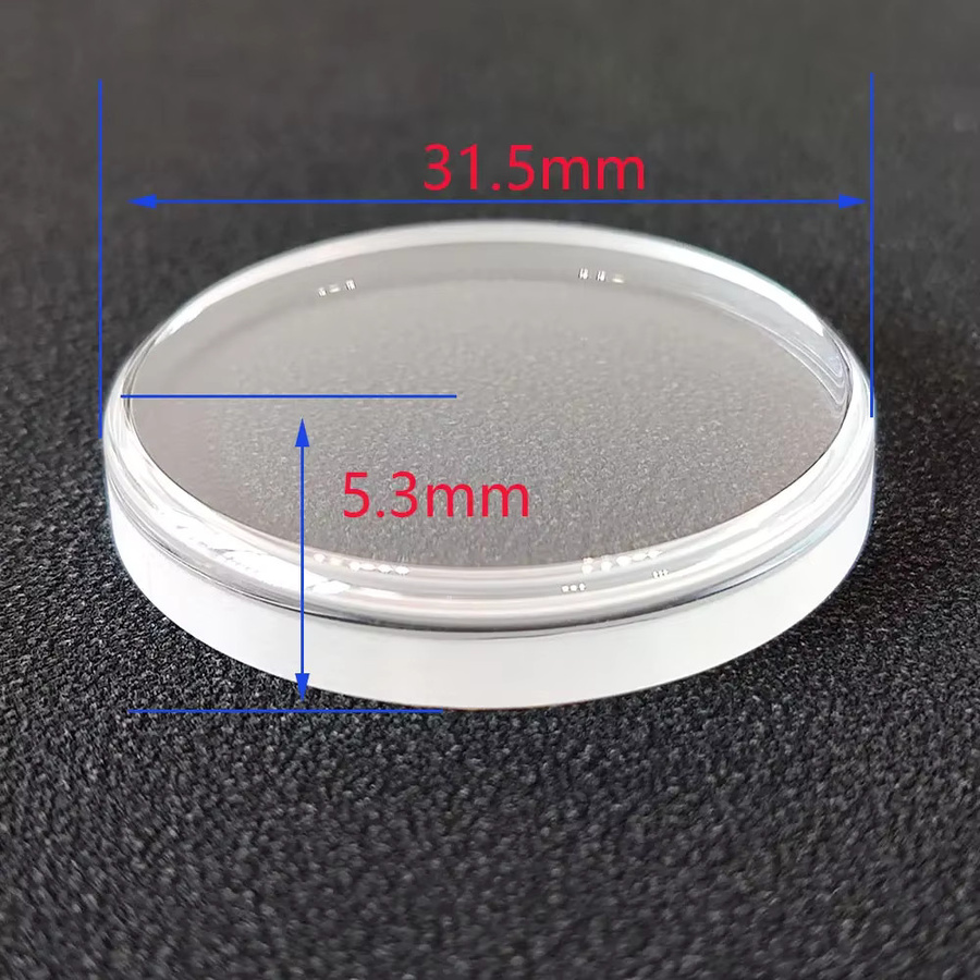 OUMASHI Uhrenglas, Saphirglas, Kuppel, große Fase, Kristall, 31,5 x 5,3 mm, Unisex - Bild 1