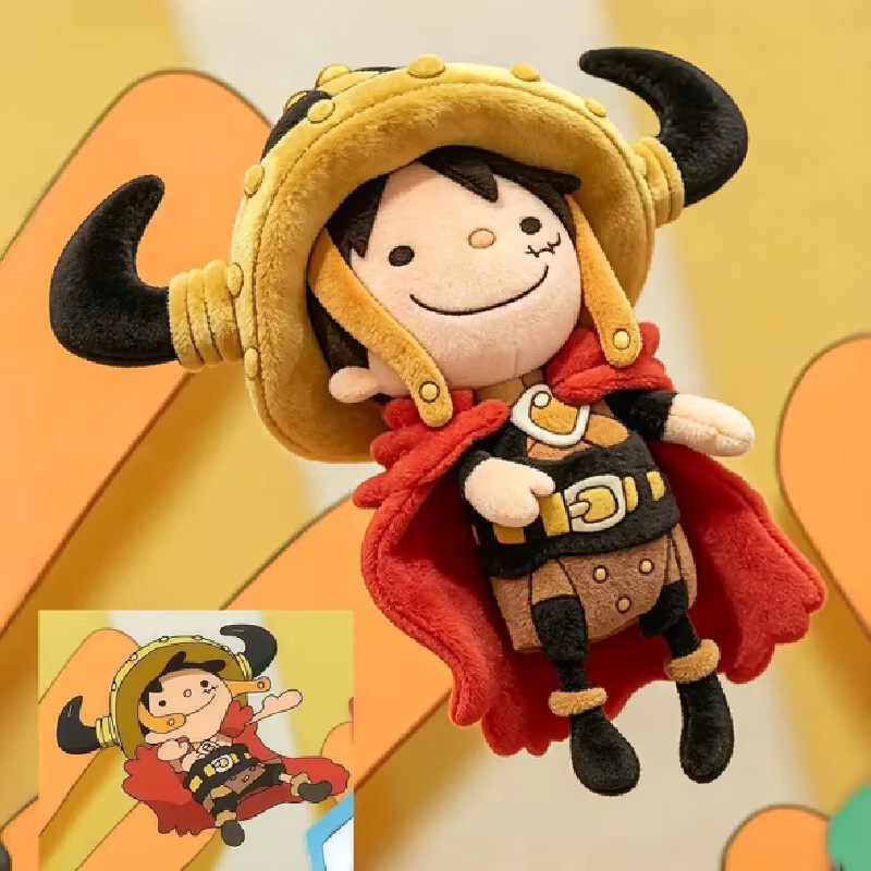 Bandai One Piece Luffy Zoro Plüschtier, Plüschpuppe, Zwei Stile - Bild 3