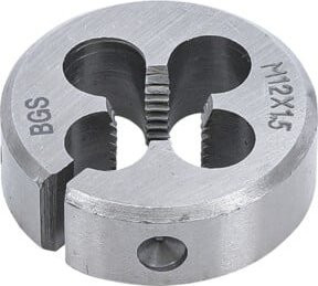 BGS Gewindeschneideisen M12 x 1,5 in Silber - Bild 1