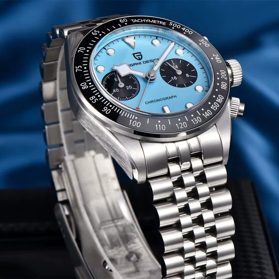 Pagani Design Chronograph, Quarz, Edelstahl, Saphirglas, Herren - Bild 3