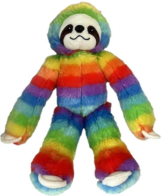Yiran toy Regenbogen Faultier Plüschtier, Bunt, 40cm, ab 3 Jahre - Bild 1