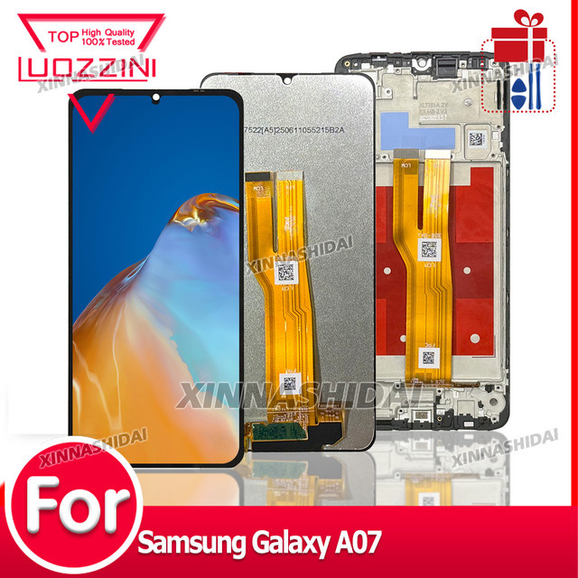 Samsung Galaxy A07 Ersatz LCD Display mit Touchscreen Digitizer Einheit in Schwarz, 6,7 Zoll - Bild 1