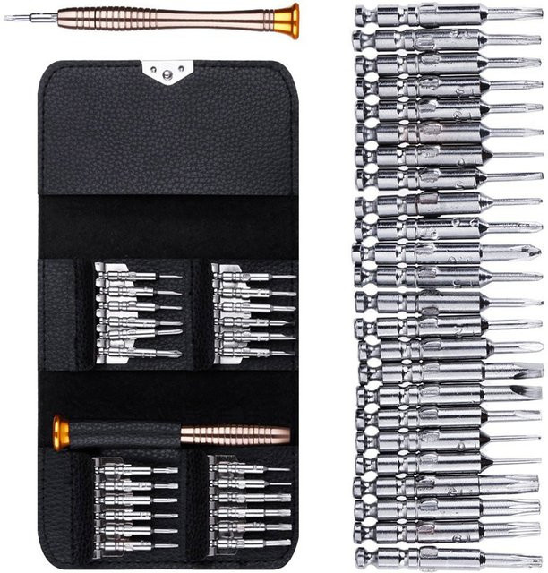 WEEKS Präzisions-Schraubendreher-Set mit magnetischen Bits für Torx und Hex zur Reparatur von Telefon und Kamera - Bild 1