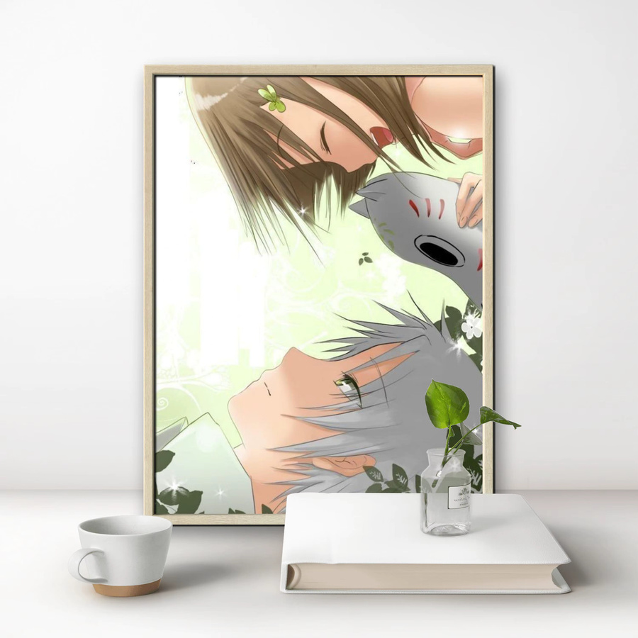 Potdemiel Anime Hotarubi No Mori E 5D DIY Vollrundes Diamantgemälde in Multicolour, Durchmesser: 40 cm - Bild 2
