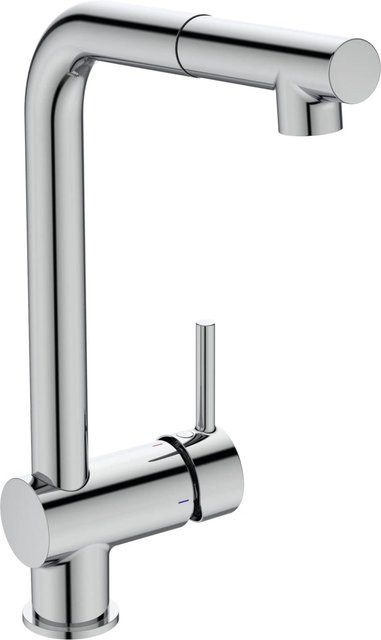 Ideal Standard Alero Küchenarmatur C-Form in Chrom mit schwenkbarem Auslauf und Safety-Stop - Bild 1