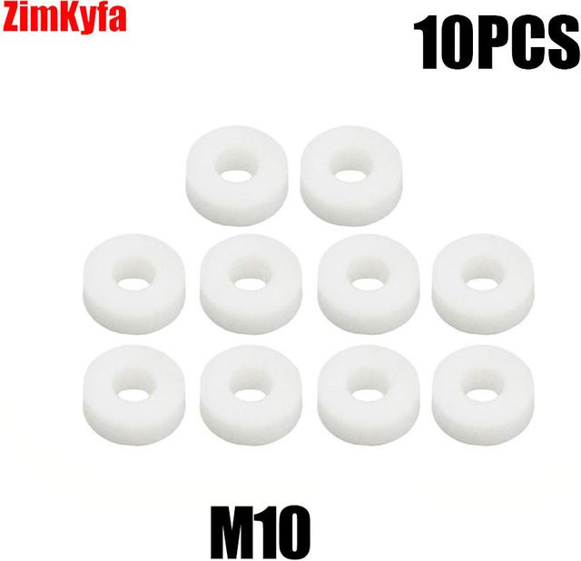 PTFE-Dichtungsscheiben und O-Ringe von zimakyfa für Druckmessgeräte und Schnellkupplungen, 1/8BSP (1/8NPT), M10, M8 - Bild 1