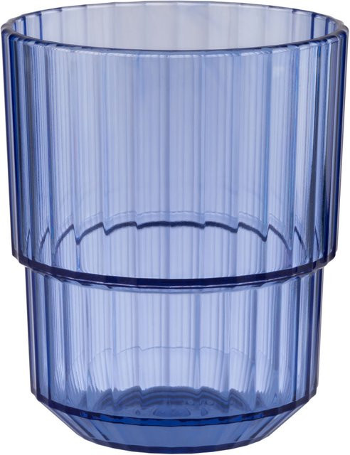 APS Trinkbecher LINEA aus Tritan in Blau, 150 ml, B: 6,5 cm, T: 6,5 cm, H: 8 cm - Bild 1