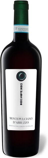 Dieci.Nove.Dieci Montepulciano d´Abruzzo DOC Rotwein trocken 2024 0,75 l - Bild 1