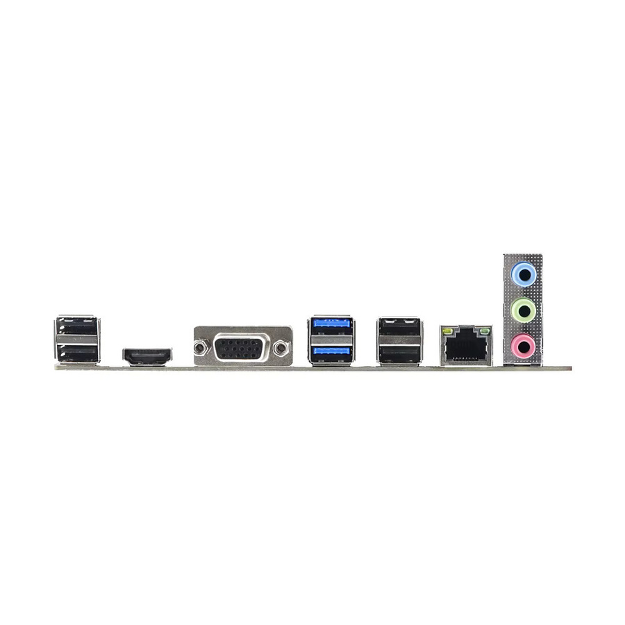 SOYO H61M Gaming-Motherboard Micro-ATX mit M.2 NVMe, PCIEx16 und DVI, unterstützt Dual-Channel-DDR3-RAM für Intel Core 2/3 Gen CPU LGA1155, Schwarz - Bild 4