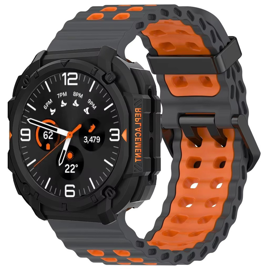 FancyWrist Uhrenarmband Silikon, Schwarz, Samsung Galaxy Watch Ultra 2025 - Bild 4