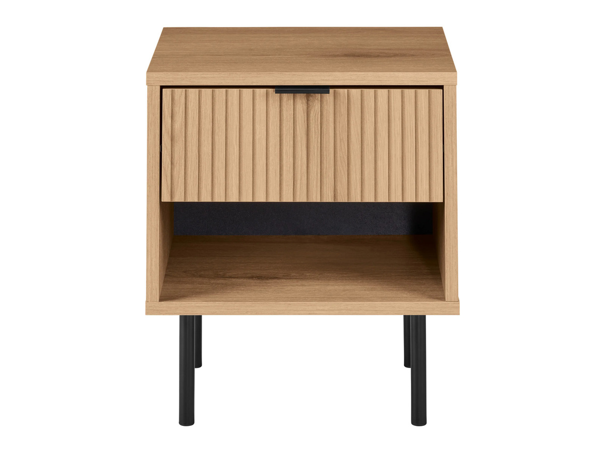LIVARNO Nachttisch modern in Eiche braun, B: 40 cm, H: 45 cm, T: 35 cm - Bild 2