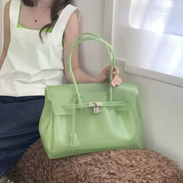 Bandai Jellyfirkin Jelly Bag, Einzel-Schultertasche, Transparente Bonbonfarben - Bild 1