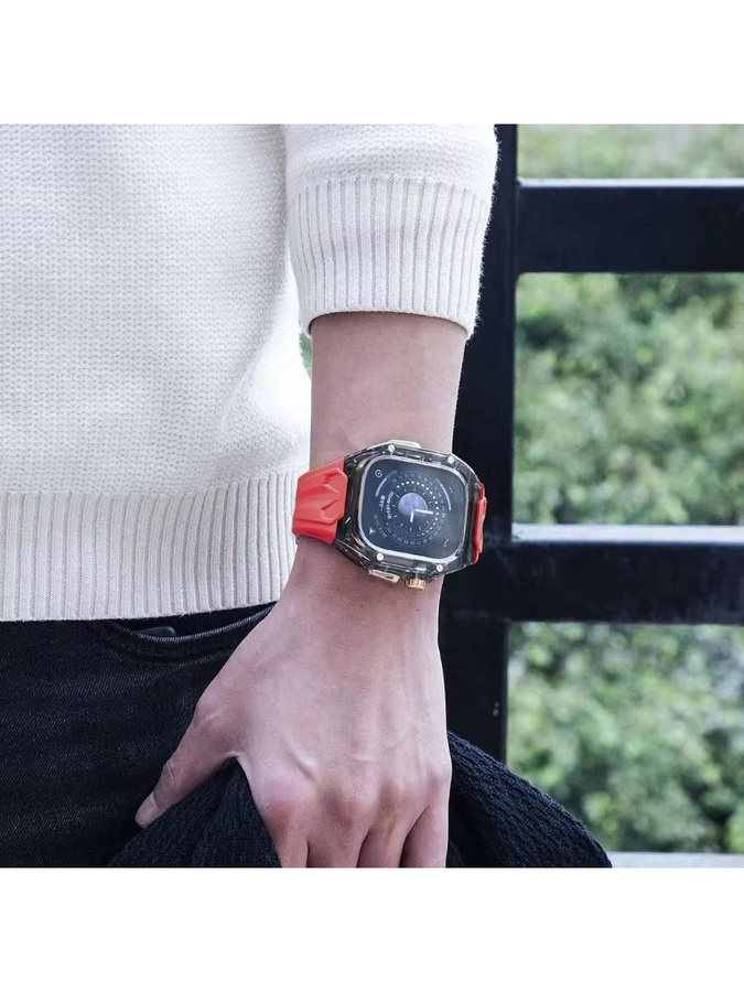 Modifikationskit Transparente Schutzhülle + TPU-Band für Apple Watch - Bild 6