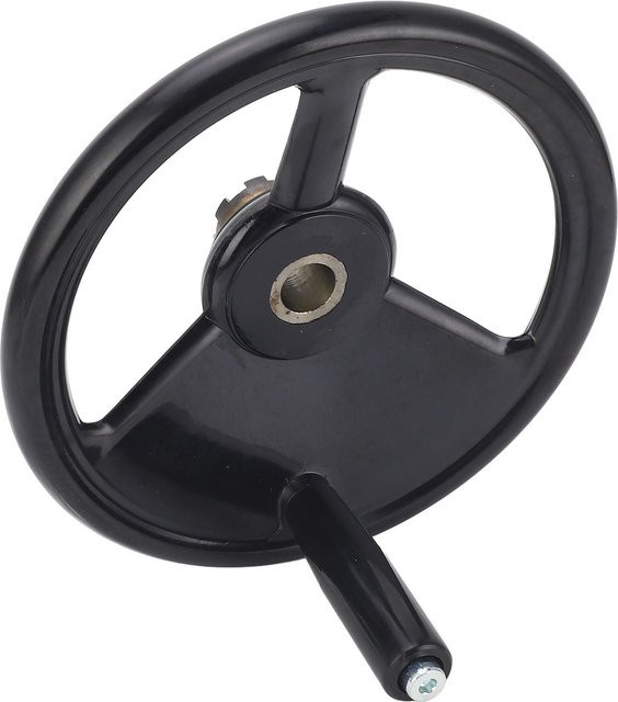 Koogeelife Multifunktionales Handrad aus Engineering-Kunststoff in Schwarz, Durchmesser: 22 mm, Länge: 250 mm - Bild 1