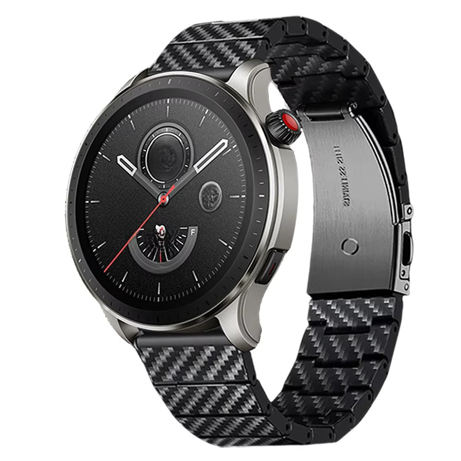 Uhrenarmband Carbon Fiber, Schwarz, Unisex - Bild 5