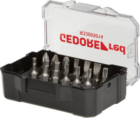 Gedore red Bit-Box 1/4 Zoll, 14-teiliger Bit-Satz in Schwarz mit PH, SL, TX, 6-kant und Bithalter - Bild 2