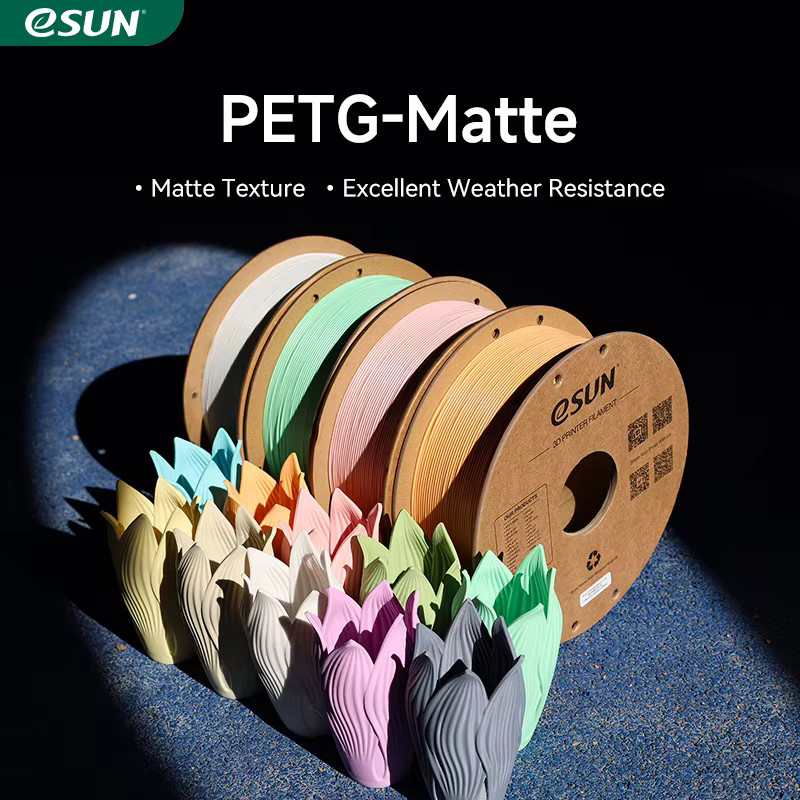 eSUN PETG Matt Filament Purple, 1,75 mm, 1 kg für FDM 3D-Drucker - Bild 2