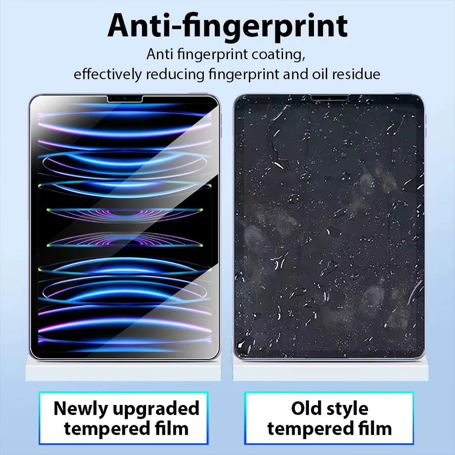 Apple Displayschutzfolie aus gehärtetem Glas in Transparent für iPad Air, iPad Pro und iPad Mini - Bild 4