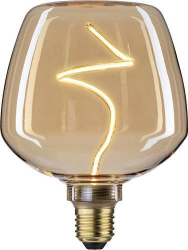 Paulmann LED E27 Globeform Leuchtmittel Bernstein, 4W, dimmbar, Glas, Durchmesser: 12,3 cm, Höhe: 16,3 cm - Bild 1