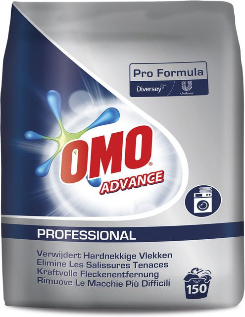 Diversey OMO Professional Advance Vollwaschmittel mit aktivem Fett- und Fleckenlöser, weiß - Bild 1