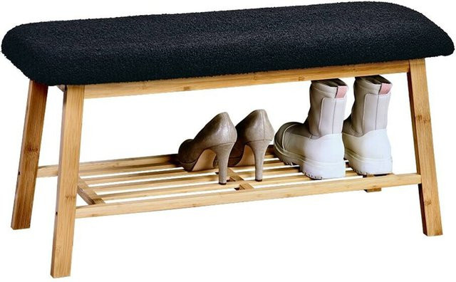 Kesper Schuhregal aus Bambus in Natur, modern, B/H/L: 39,5 x 96 x 12,5 cm - Bild 1