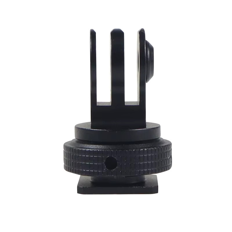 SZKOSTON Blitzschuh-Montageadapter aus Aluminium in Schwarz für GoPro, Insta360 und DJI Osmo Action - Bild 2