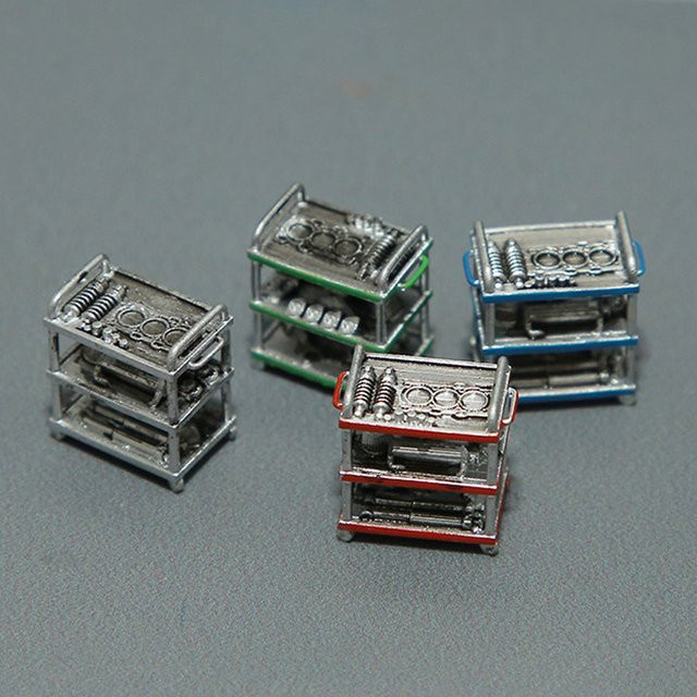 SHUAICHI Mini-Werkzeugwagen Modell, 1/64 Maßstab, 1-teiliges Set - Bild 1