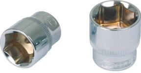KS Tools CHROMEplus 6kant-Stecknuss 1/2" in Silber - Bild 1