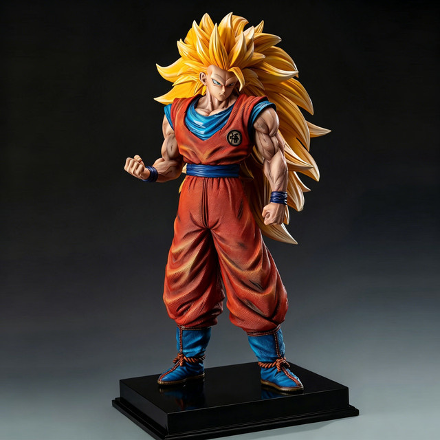 Bandai Dragon Ball Z Goku SSJ3 Actionfigur, 54cm, PVC Anime-Statue - Bild 1