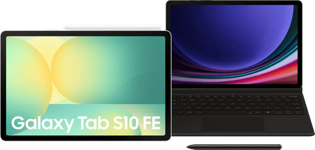 Samsung Galaxy Tab S10 FE 10,9 Zoll 128GB Wi-Fi Silber mit Tastaturhülle QWERTZ - Bild 1