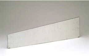 Regalwerk BERT-Schütten-Abtrenner Abteilung Links in Weiß für 600 mm tiefe Regalfelder - Bild 1