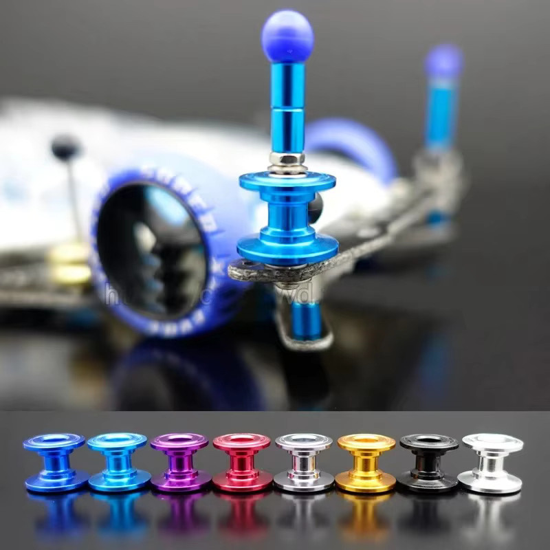 Tamiya Doppel-Führungsrolle, 2-teiliges Set, 12–13 mm, Aluminium-Ersatzteile - Bild 2