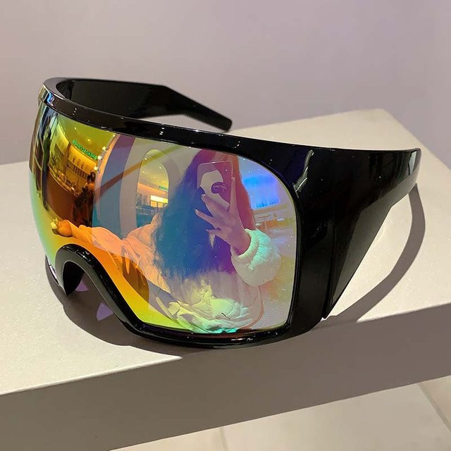 KAMMPT Sonnenbrille Wrap, Vollrand, Schwarz, Kunststoff - Bild 1